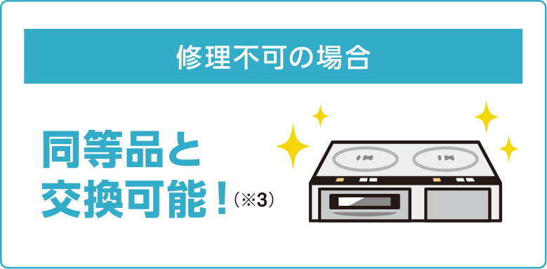 修理不可の状態　同等品と交換可能！